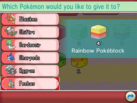 pokemon omega ruby pokeblock guide.